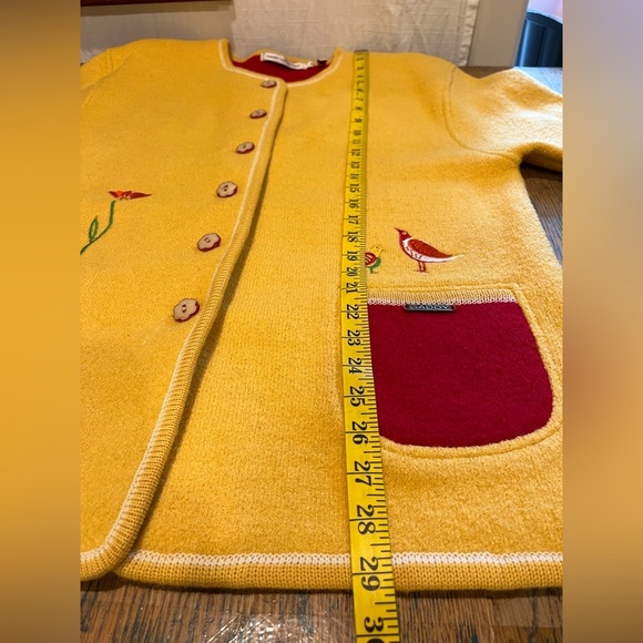 📍💛 Gaddy Collection 100% wool cardigan – Size L - Picture 5 of 11